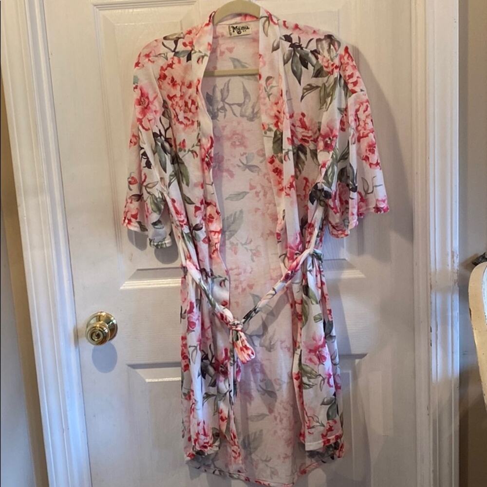 Show me Your Mumu Floral print robe